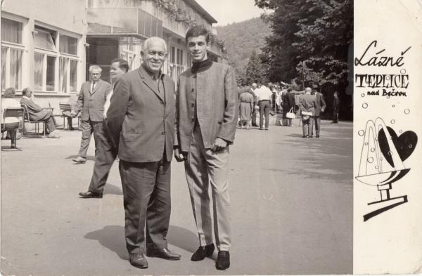 Milan s tátou
